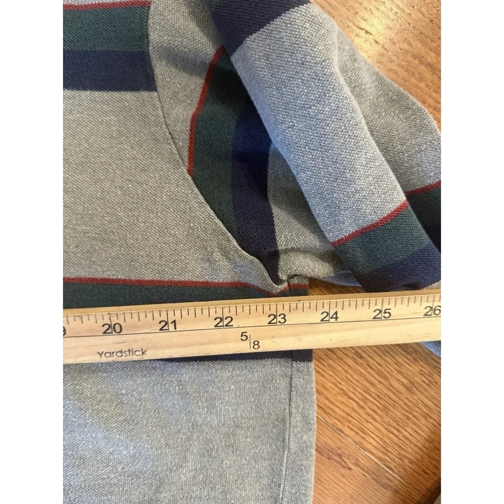 vintage 90s polo ralph lauren striped long sleeve rugby shirt made in the usa XL
